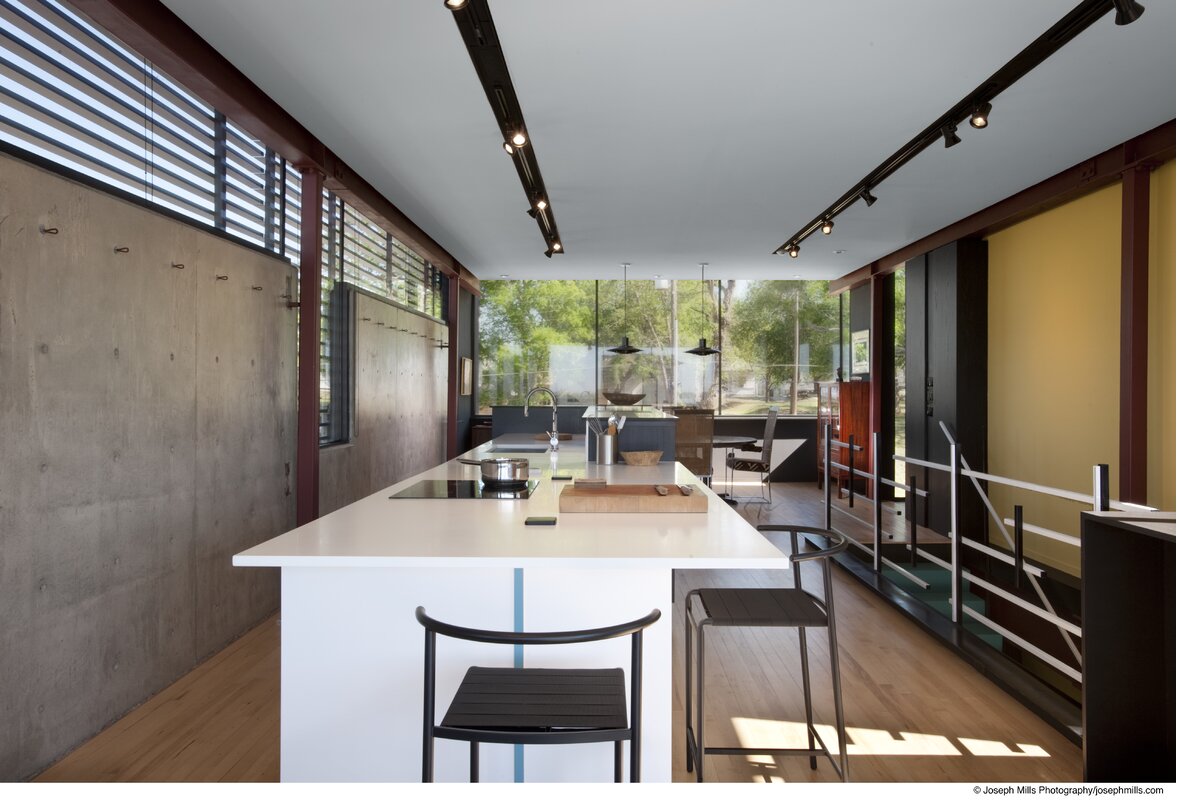 Modern Kitchen Design Photo by Fitzsimmons Architects